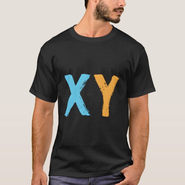 Dna Molecule Xy Male Chromosom Biotechnologie T-Shirt (Vorderseite)
