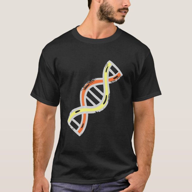 DNA Molekulare Gene Biologie Geek T-Shirt (Vorderseite)