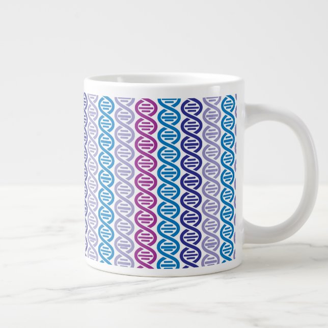 DNA-Muster Jumbo-Tasse (Rechts)