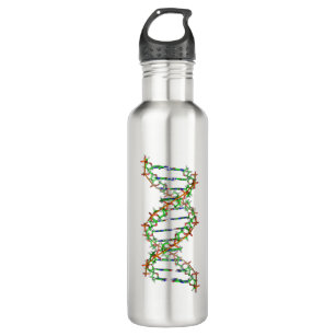 DNA - Notizbuch für Wissenschaft/Wissenschaft/Biol Edelstahlflasche