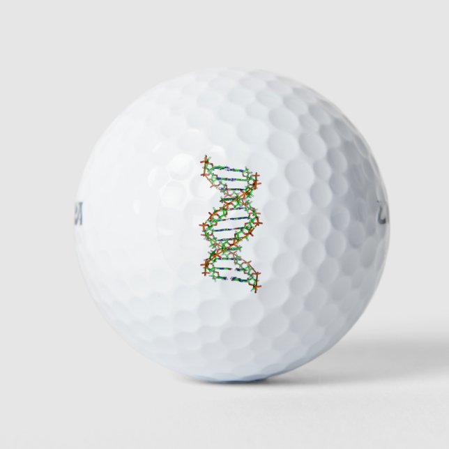 DNA - Notizbuch für Wissenschaft/Wissenschaft/Biol Golfball (Vorderseite)