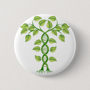 DNA-Pflanzenkonzept Button