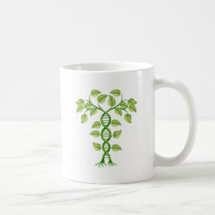 DNA-Pflanzenkonzept Kaffeetasse