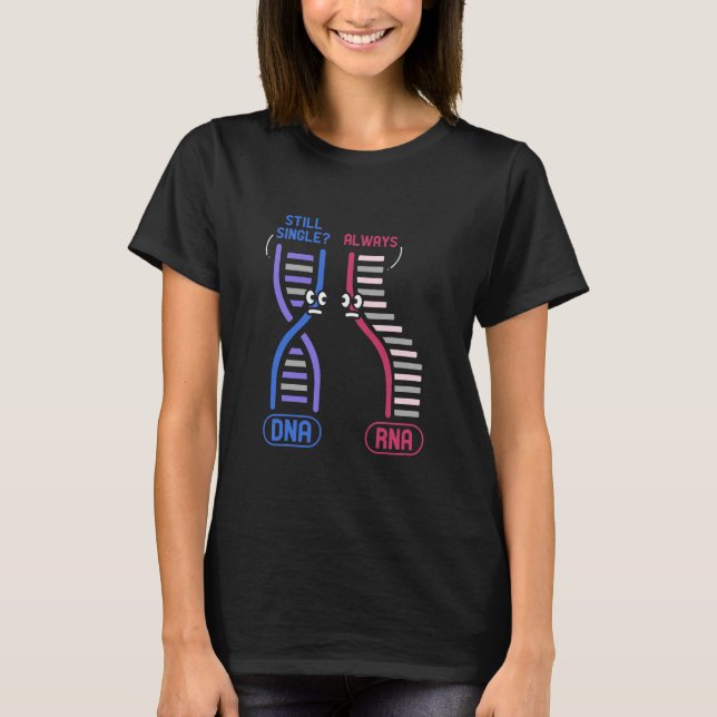 DNA RNA Mikrobiologie Biologie Biologin Science T-Shirt (Vorderseite)
