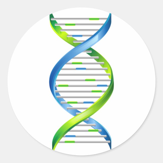 DNA RUNDER AUFKLEBER (Vorderseite)