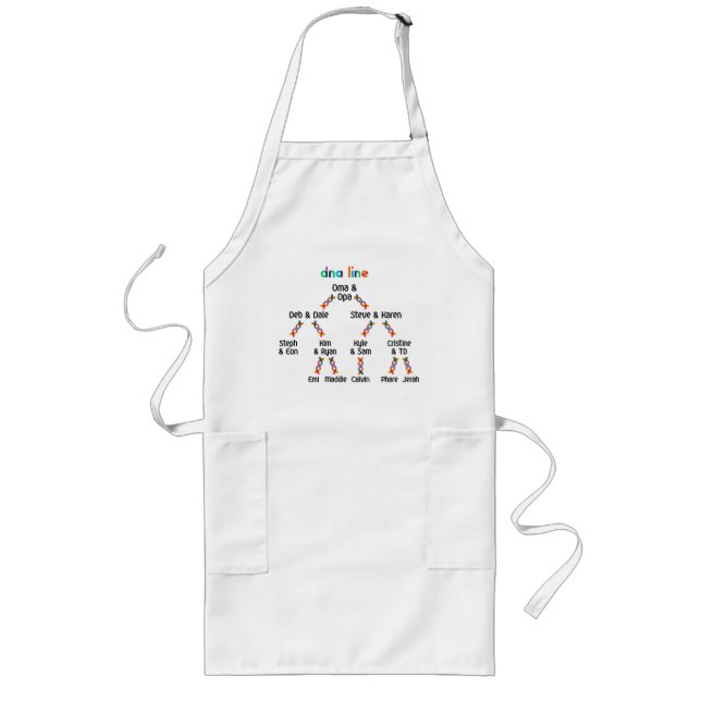 DNA-Schürze Lange Schürze (Vorne)