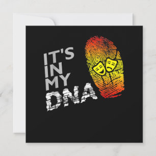 DNA-Shirt eines Dramas Dankeskarte
