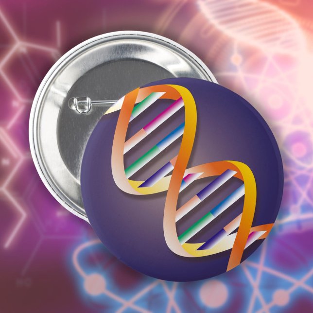 DNA Spotlight Medizin Button (DNA Spotlight Medical Science Button)