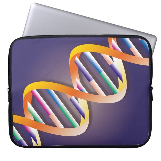 DNA Spotlight Science Laptopschutzhülle (Vorderseite)