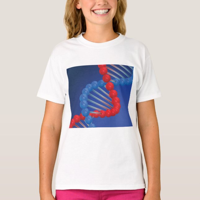 DNA-Strand-Girls-T - Shirt (Vorderseite)