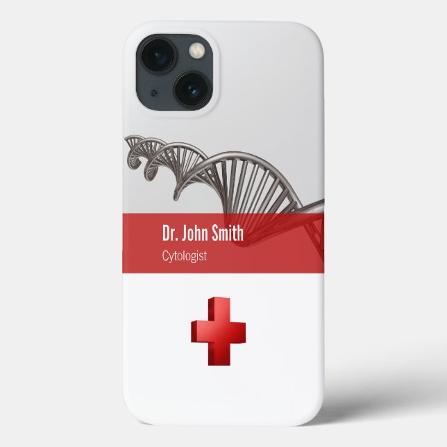 DNA-Strang-Kreuz der beruflichen Medizinwissenscha Case-Mate iPhone Hülle (Rückseite)