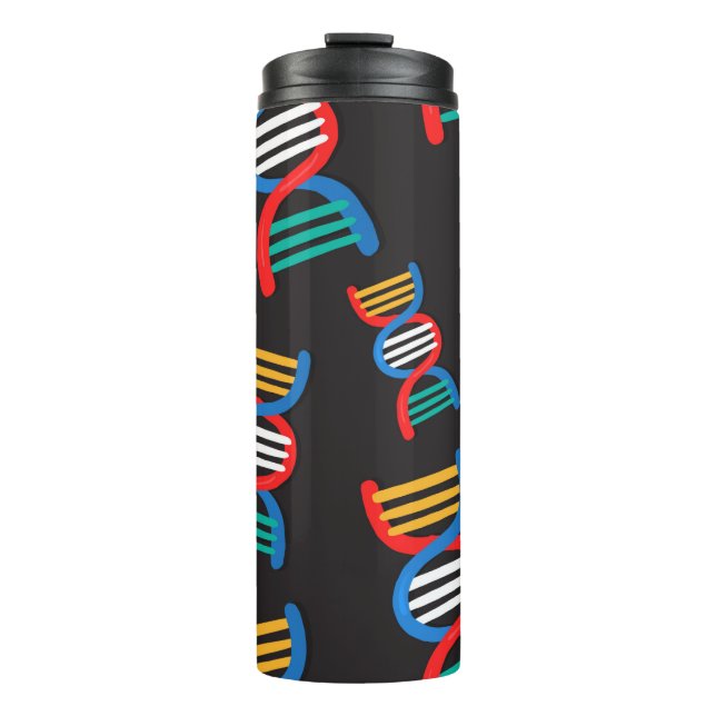 DNA-Stränge Thermosbecher (Vorderseite)