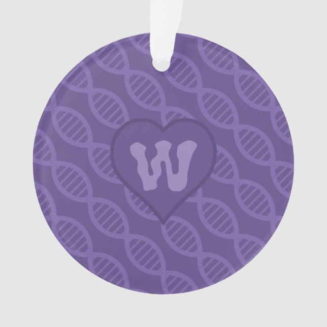 DNA Streifen Acrylschmuck Ornament (Vorderseite)