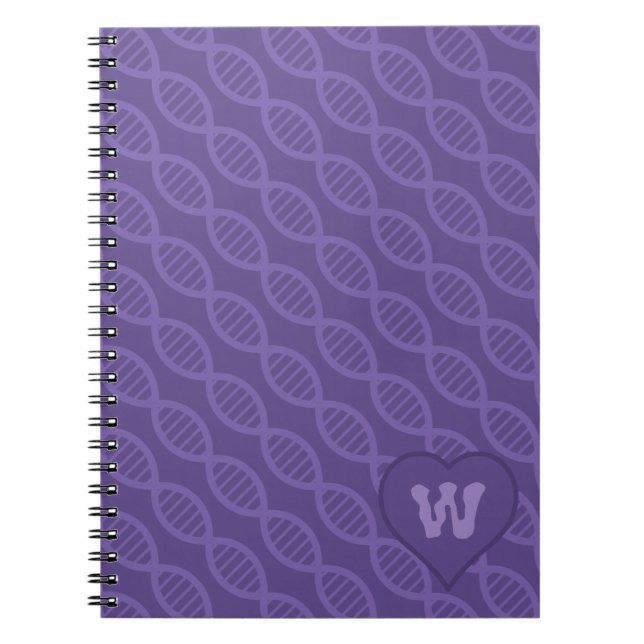 DNA-Streifen-Notebook Notizblock (Vorderseite)