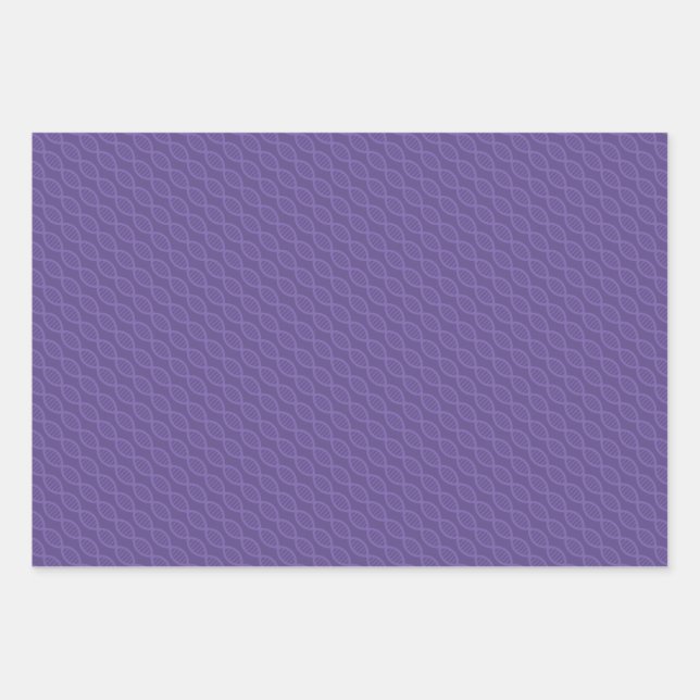 DNA Stripes Wrapping Paper Set Geschenkpapier Set (Vorderseite)