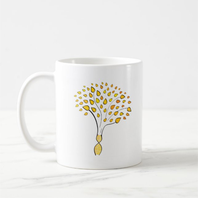DNA-Tree der Familie gefunden Kaffeetasse (Links)