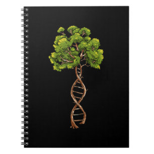 DNA Tree of Life Science Genetics Biology Environm Notizblock