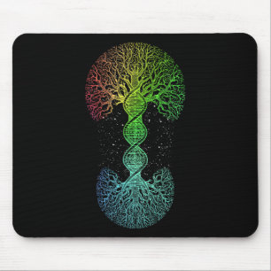 DNA Tree Science of Life Science of Genetics Earth Mousepad