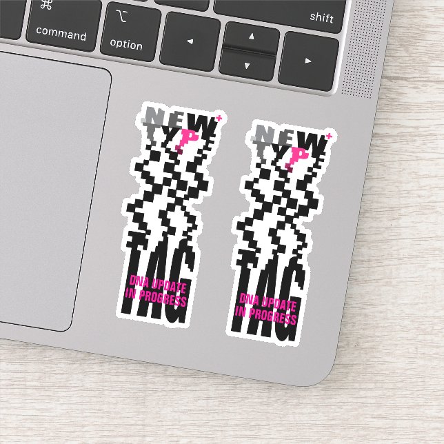 DNA UPDATE TAG AUFKLEBER (Detail)