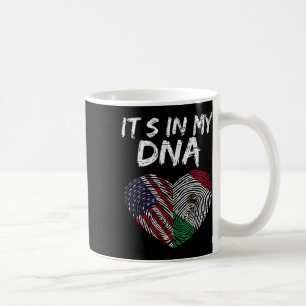 Dna Usa-Flagge Amerikanische mexikanische Flagge M Kaffeetasse