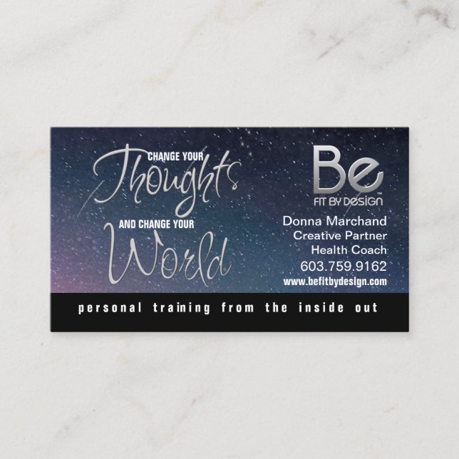 DNA-Visitenkarten Visitenkarte (Vorderseite)