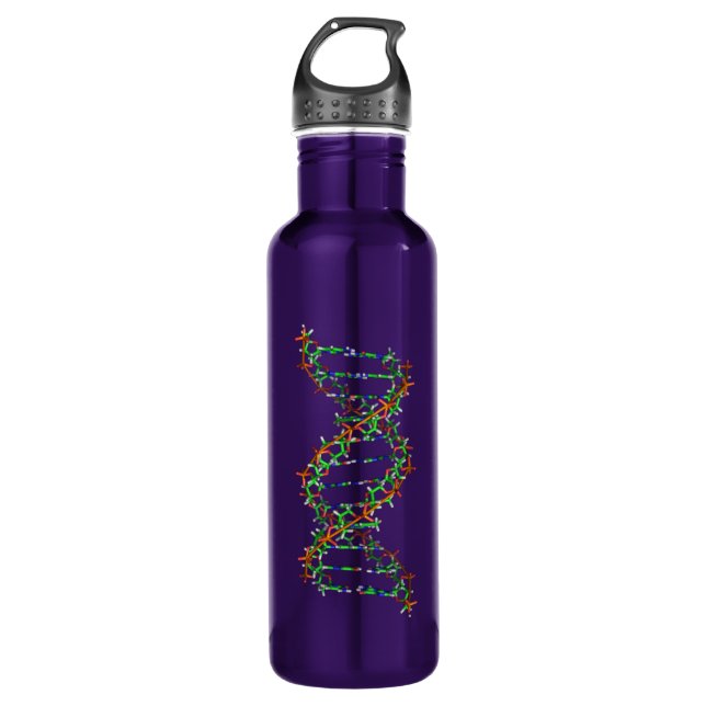 DNA - Wissenschaft/Wissenschaftler/Biologie Edelstahlflasche (Vorderseite)