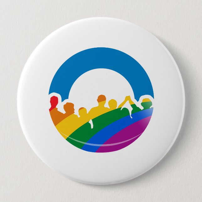 DNC PRIDE 2012 BUTTON (Vorderseite)