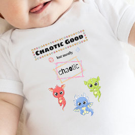 DnD Baby- Chaotic Good, aber meist Chaotic Baby Strampler