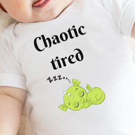 DnD baby - Chaotic Tired Kleiner Drache Strampler