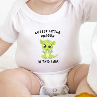 DnD Baby - Niedlicher Kleiner Drache in diesem Lai Strampler