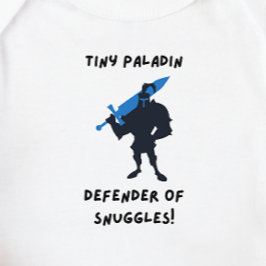 DnD Baby - Tiny Paladin Defender of Snuggles Strampler