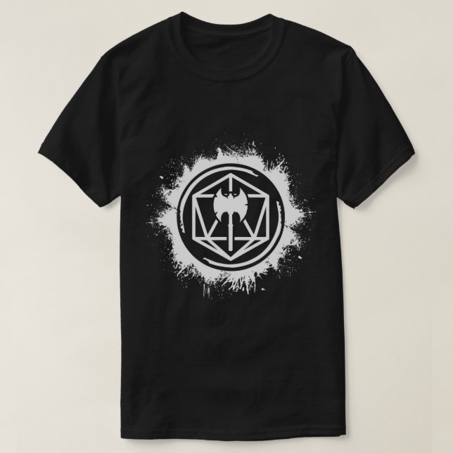 DnD Classe barbare Jeu de T-shirt (Design devant)