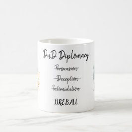 DnD Dungeons and Dragons Diplomacy Coffee Tasse