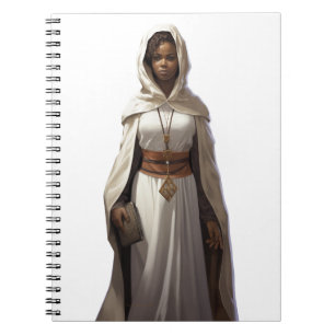 DnD Female Cleric Notizblock
