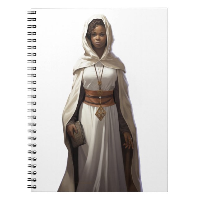 DnD Female Cleric Notizblock (Vorderseite)