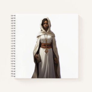 DnD Female Cleric Notizbuch