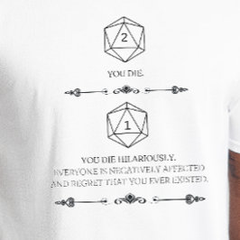 DnD-Shirt - Nat 1 Sie Die Hilar T-Shirt