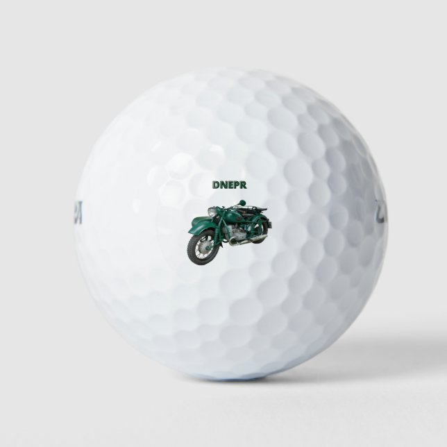 Dnepr Motorcycle Golfball (Vorderseite)