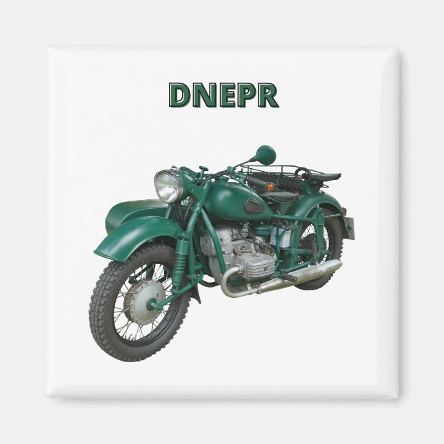 Dnepr-Motorrad Magnet (Vorne)