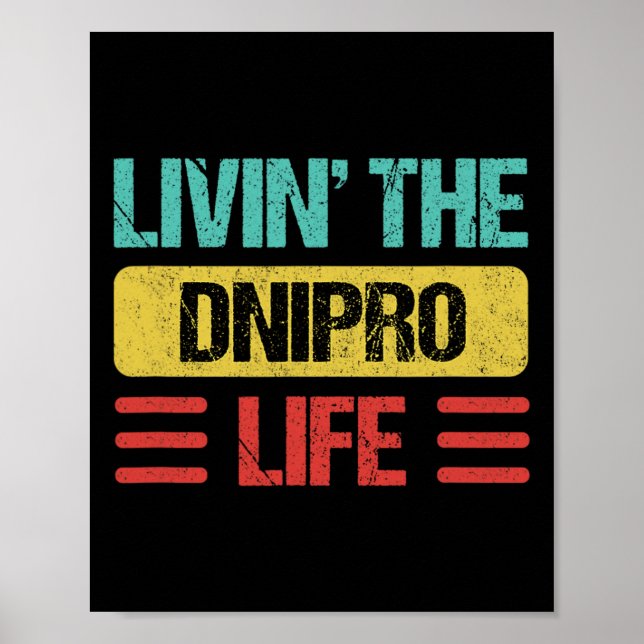 Dnipro Ukraine 2  Poster (Vorne)