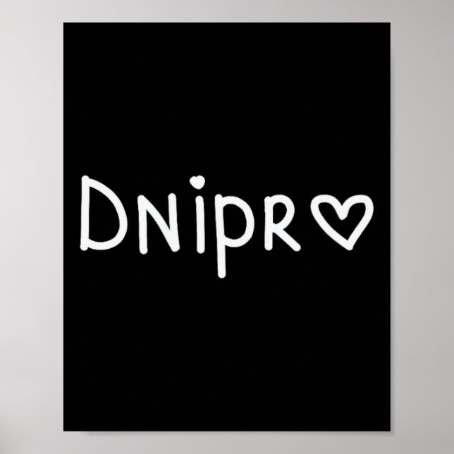 Dnipro Ukraine  Poster (Vorne)