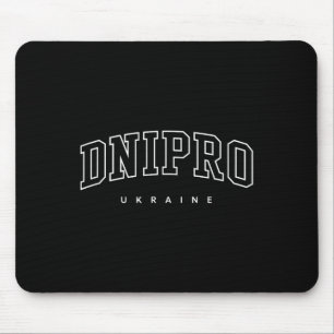 Dnipro Ukraine Trendige Universitäts-Sportbekleidu Mousepad