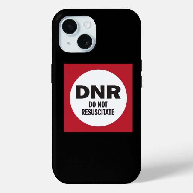DNR darf nicht wiederbelebt werden Case-Mate iPhone Hülle (Rückseite)