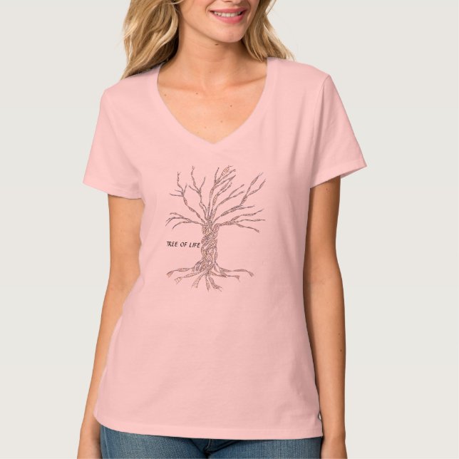 DNS-BAUM oder Baum des Lebens T-Shirt (Vorderseite)