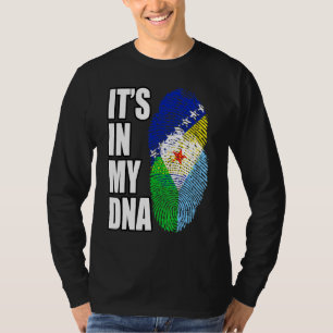 DNS-Flag für bosnische und dschibutische Mischung T-Shirt