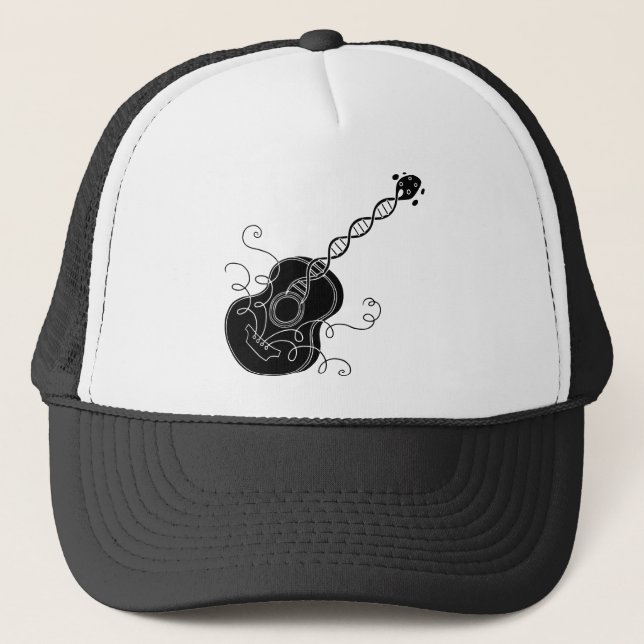 DNS-Gitarre Truckerkappe (Vorderseite)
