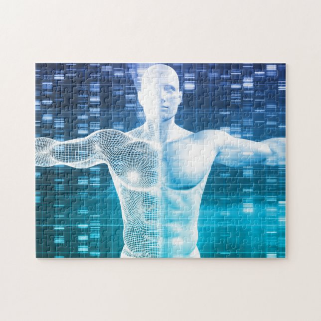 DNS-kodierung und genetischer Code als (Horizontal)