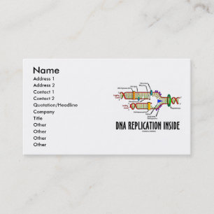 DNS-Reproduktions-Innere (DNS-Reproduktion) Visitenkarte