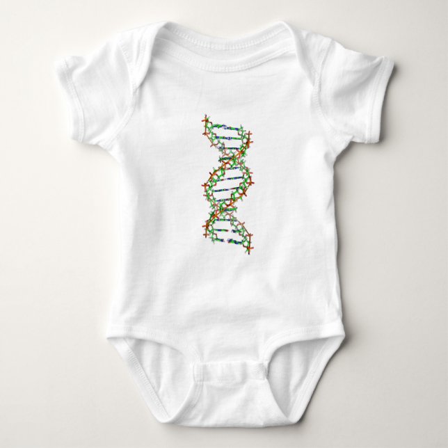 DNS - Wissenschaft/Wissenschaftler/Biologie Baby Strampler (Vorderseite)