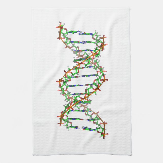 DNS - Wissenschaft/Wissenschaftler/Biologie Geschirrtuch (Vertikal)